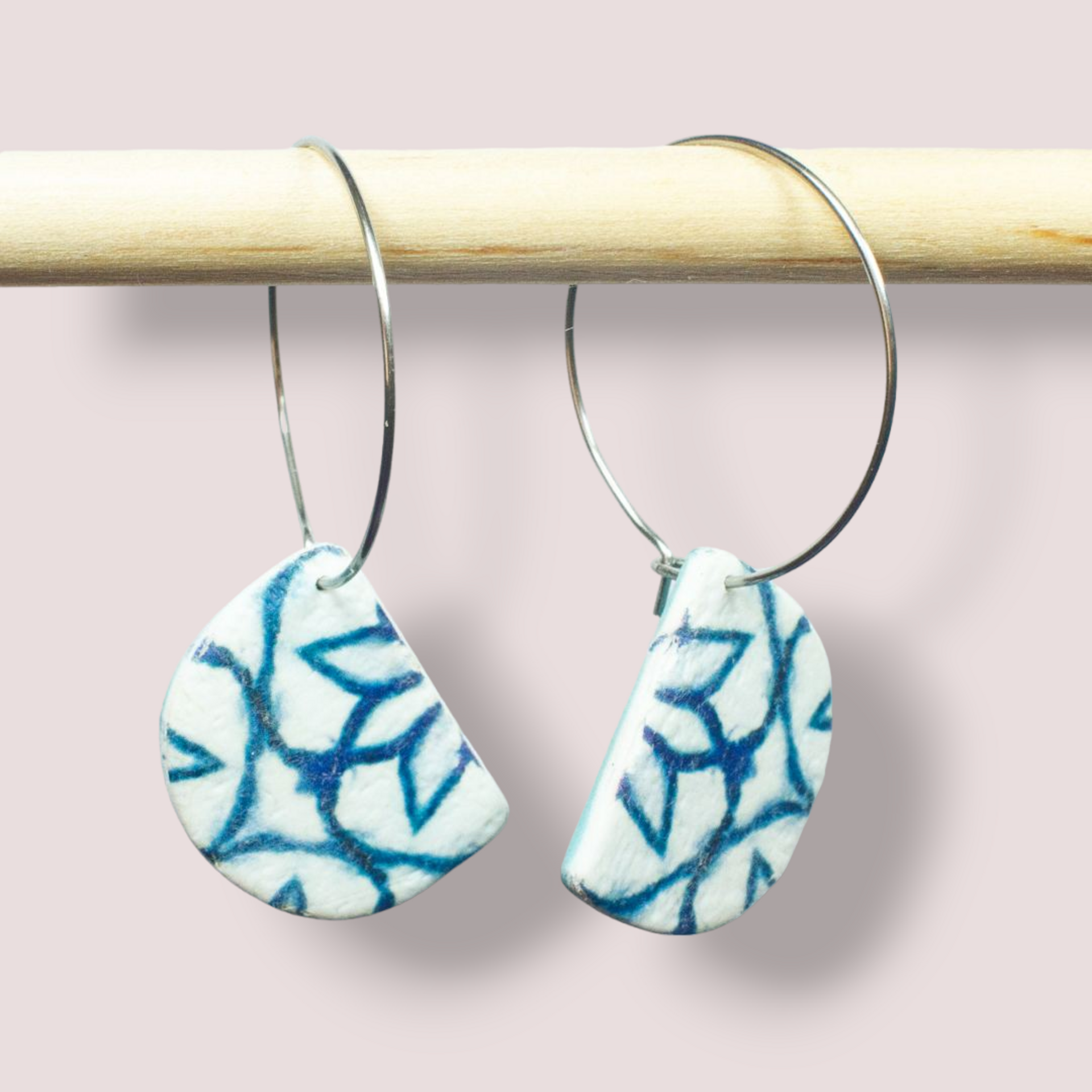 Aretes Shibori 1 - 3