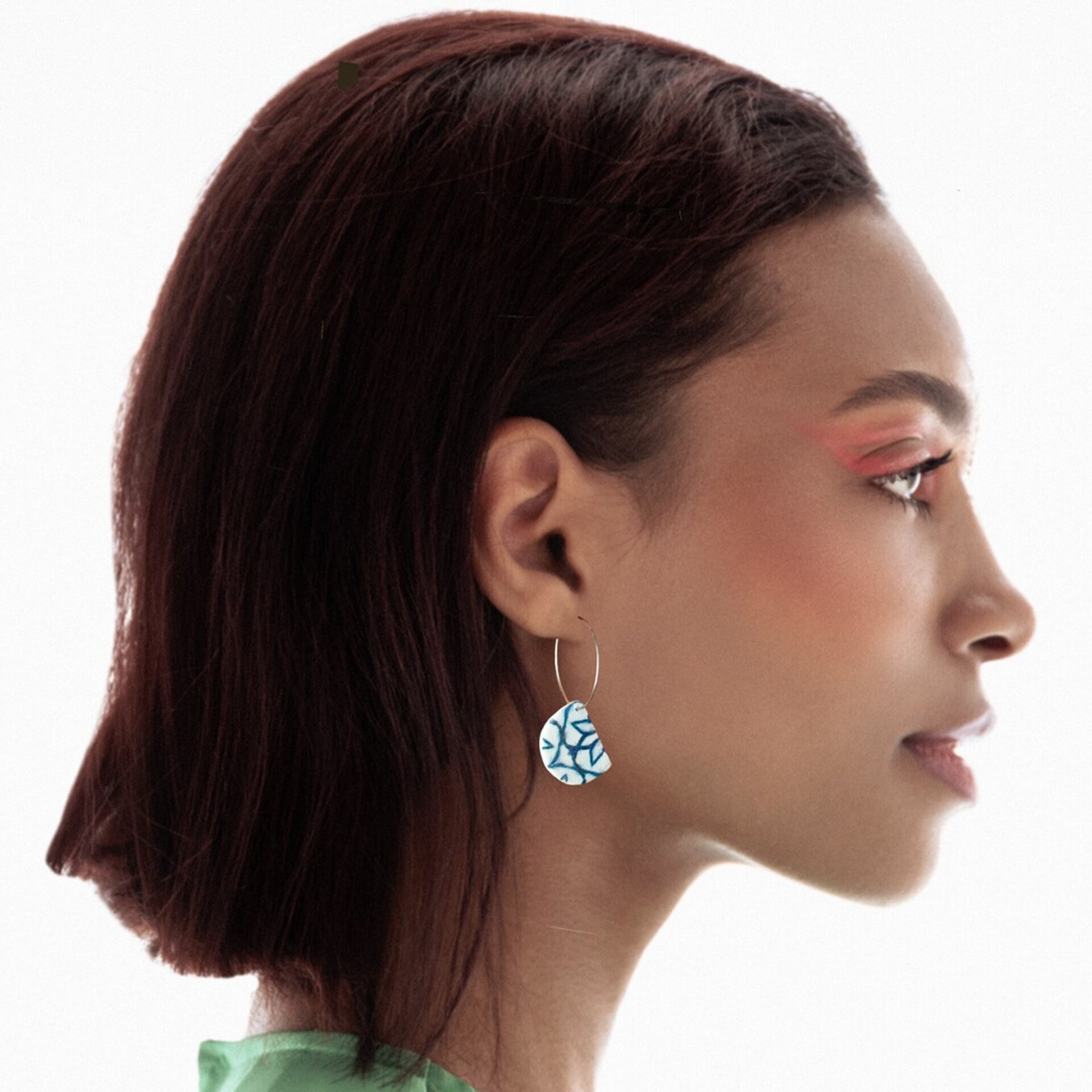 Aretes Shibori 1 - 2
